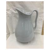 J&G Meakin Ironstone Pitcher w/ Design, 12 1/4"T