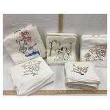 (5) Sets of Hand Stitched