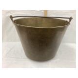 Brass Bucket, 11"T