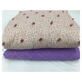 (2) Vintage Tie Blankets, Various Sizes