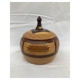 Leonard Shupe Made Wood Trinket Box, 1999, (97)