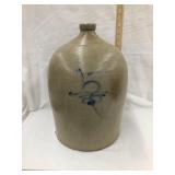 Salt Glazed 5 Gal. "Beehive" Stoneware Jug w/