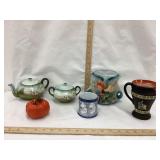 (6) Royal Bayreuth Pieces Including Cream & Sugar