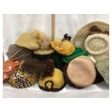 (14) Vintage Ladies Hats