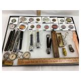 Lot of Small Collectibles, Incl. Pin Backs,