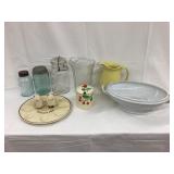 Kitchen Primitives Incl. Devilled Eggs Plate &
