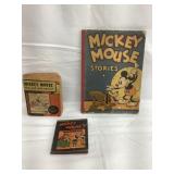 (3) Vintage Mickey Mouse Books, Incl. Soft Cover