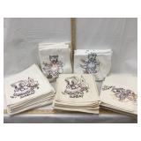 (5) Sets of Hand Stitched