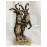 German Die-Cut Cardboard Adv. Candy Sign, 14"T