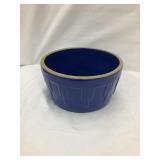 Red Wing Stoneware 7" "Cactus" Bowl, Blue, 3
