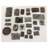 (25) Metal Chocolate/Candy Molds