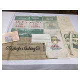 (12) Seed/Feed Sacks, Incl. Some Brightly