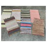 (8) Rag Rugs, Various Sizes, Some Fraying
