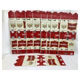 (9) NOS Wisconsin Holiday Beer Cardboard 6-Pack