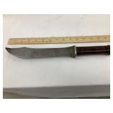 Vintage Bowie Style Knife, 14 1/2" Total Length,