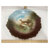 Bavaria 13"  Hand Painted Charger w/ Grouse
