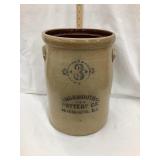 Monmouth Pottery Salt Glazed 3 Gal. Churn, 13