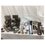 Large Lot of Antique Metal Cookie Cutters, Some