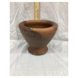 Pottery/Stoneware Mortar, 6 1/8"T, Front Stamped,