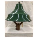 Benjamin Gas Pump Island Porcelain Light Shade w/
