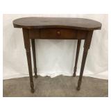 One Drawer Wood Side Table, NO SHIPPING, 31"T, 2