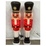 (2) General Foam Plastics Nutcracker Blow Molds,