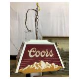 1985 Coors Beer Plastic Hanging Light, Needs