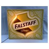 Vintage Falstaff Beer Lighted Plastic Sign,