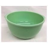 Jadeite Uranium Glass Mixing Bowl. Glowing,