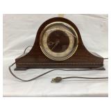 Welty Electric Self Starting Wood Mantel Clock