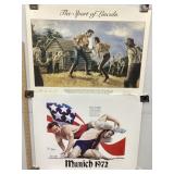 (2) Vintage Wrestling Posters, 24" x 18" & 24" x