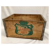 Canada Dry Adv. Wood Shipping Box, 16 1/4"D, 9"T,
