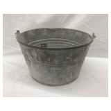 Galvanized Bucket, 8"T, 14"Diameter