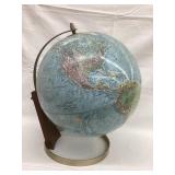 Vintage Replogle Land & Sea True-to-Life Globe on