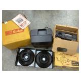 Kodak Projector, Slides & Screen, etc.,