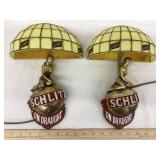 Matching 1971 Schlitz On Draught Lights, 11 3/4"
