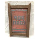 Krispy Pop Corn Printer Block, 10 1/2"T, 6"L, 1"D