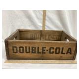 Double-Cola Wood Pop Crate, 18 1/2" x 12"
