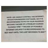 PLEASE READ ALL BEFORE BIDDING