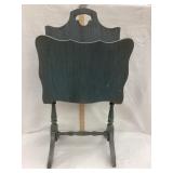 Primitive Painted Wood Magazine Rack, 26" T