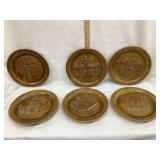 (6) University of Iowa/Greentree Pottery Ceramic