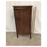 Primitive Oak Music/Storage Cabinet, 37"T, Top is