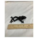 Cast Iron Frog, Stamped 55, 3 3/4"L, Toe Broke