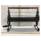 Cast Iron Paper Roller, 22" W, 14" T