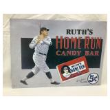 Babe Ruth Home Run Candy Bar Modern Embossed