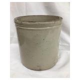 1 Gal. Stoneware Crock, Bottom Crows Foot Crack,