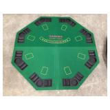 Felt Fold-Up Poker Table Top, 48"x48"
