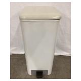 Vintage Hamilton Exam Metal Flip Top Trash Can,