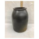 Early Redware/Pottery Storage Jar, 1 Gal., 9"T,