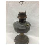 Aladdin No. 12 Metal Kerosene Lamp, 12"T